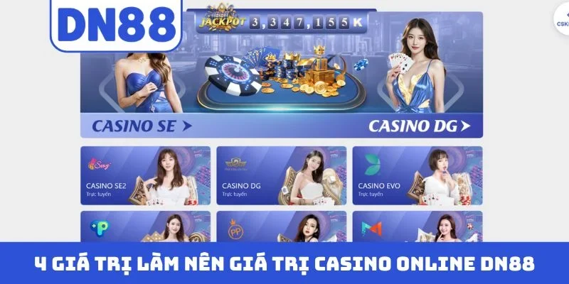 4 giá trị làm nên giá trị Casino online DN88